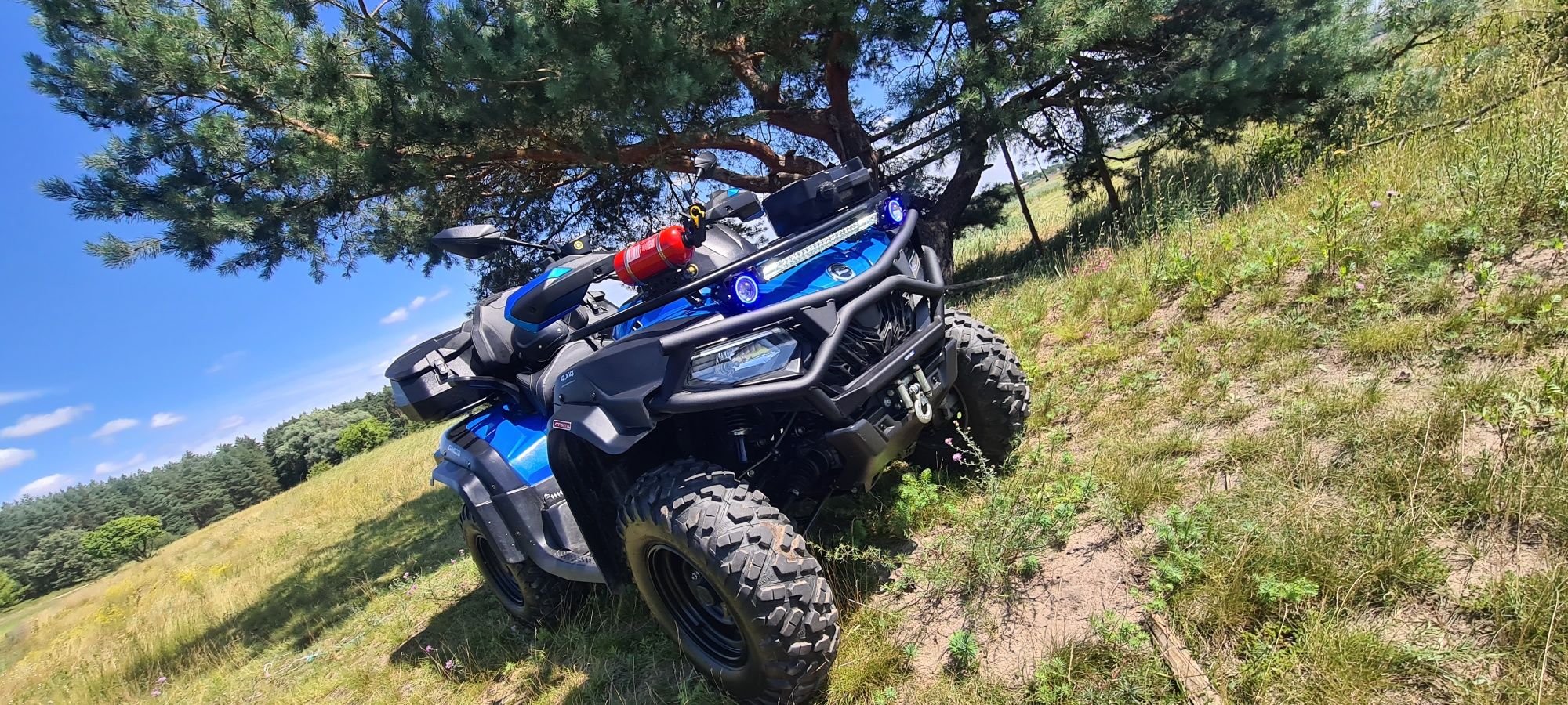 QUAD CFORCE 625 TOURING long , Doinwestowany,  zamiana