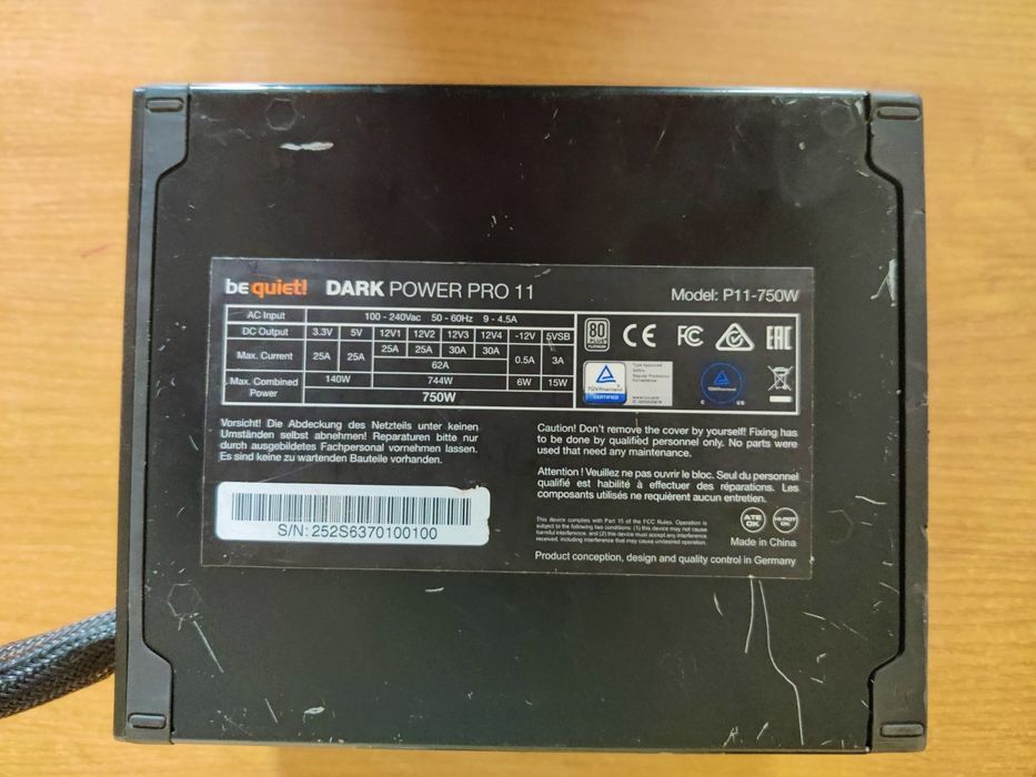be quiet! Dark Power Pro 11 750W Platinum – премиум блок питания