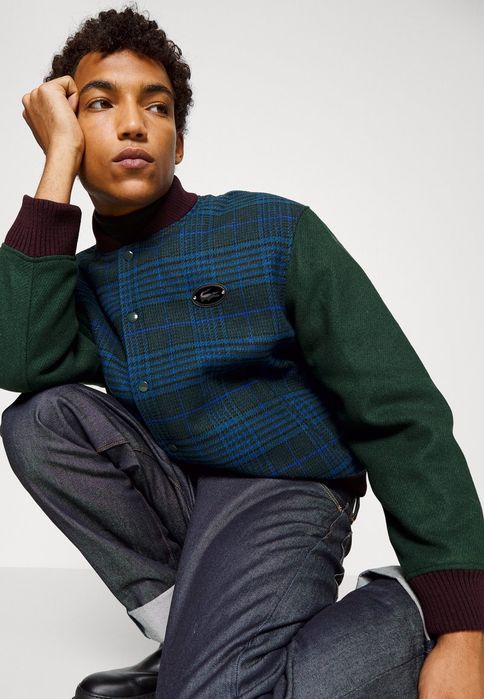 Kurtka bomber z dodatkiem wełny logo  Lacoste S