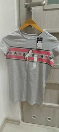 T-shirt z koniem roz.155-161