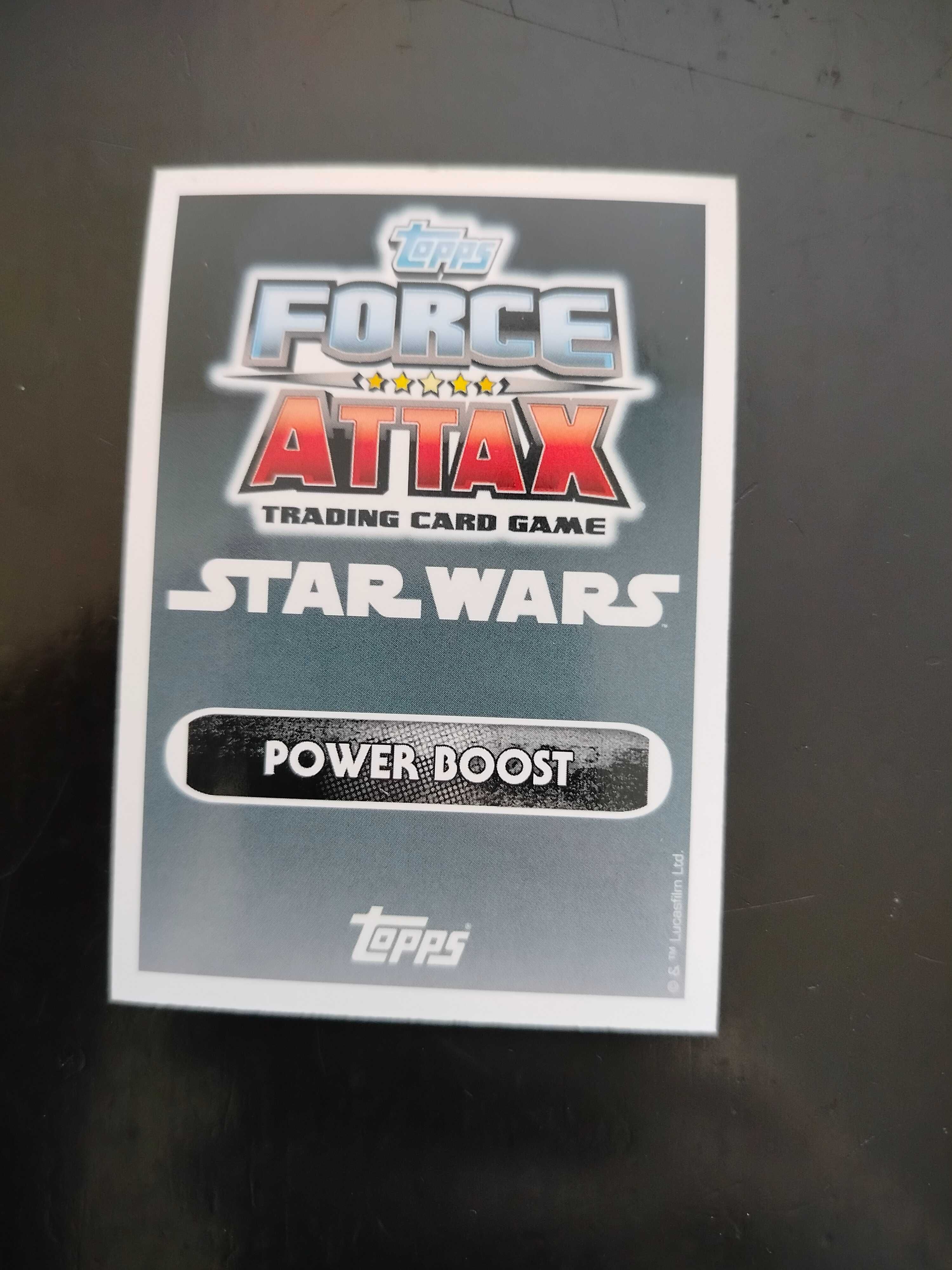 Karta kolekcjonerska force attax Kylo Ren power boost limited edition