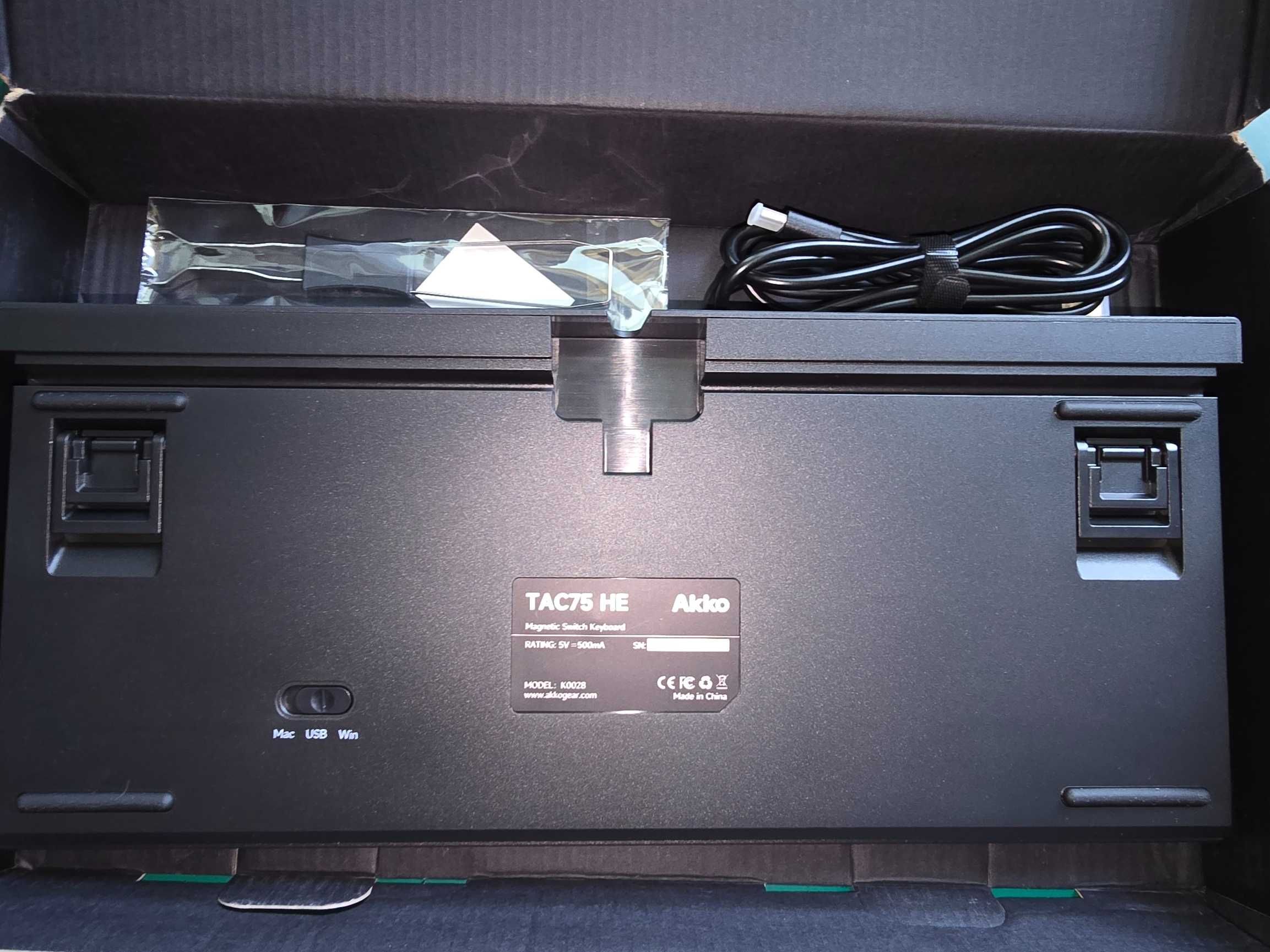 Klawiatura AKKO TAC75 HE 75% z przełącznikami magnetycznymi RGB