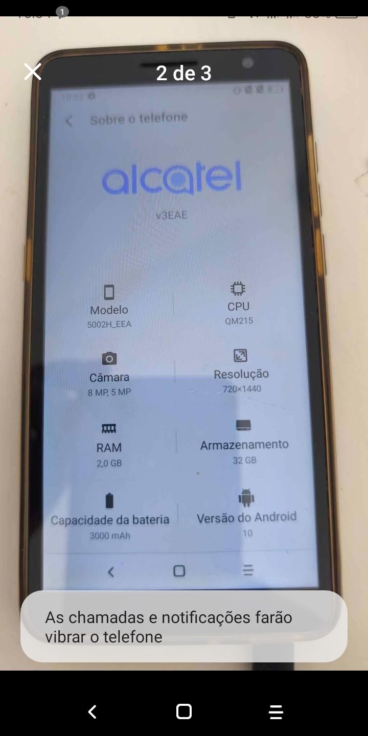 Telemóvel Alcatel como novo