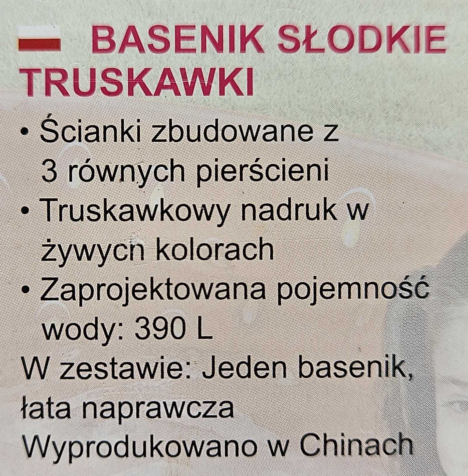 Basen dmuchany Bestway "Truskawka"