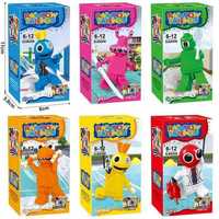 Klocki Rainbow Friends figurki 6 sztuk Nowe plus karty