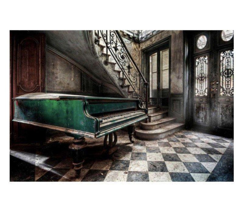 Obraz Glasspik Loft Piano 120cmx80