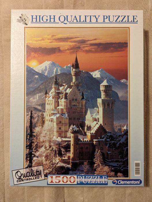 Puzzle Clementoni - Palácio Neuschweinstein - 1500 peças