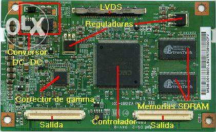 T-con pcb's recondicionadas com Garantia de 100% Funcional