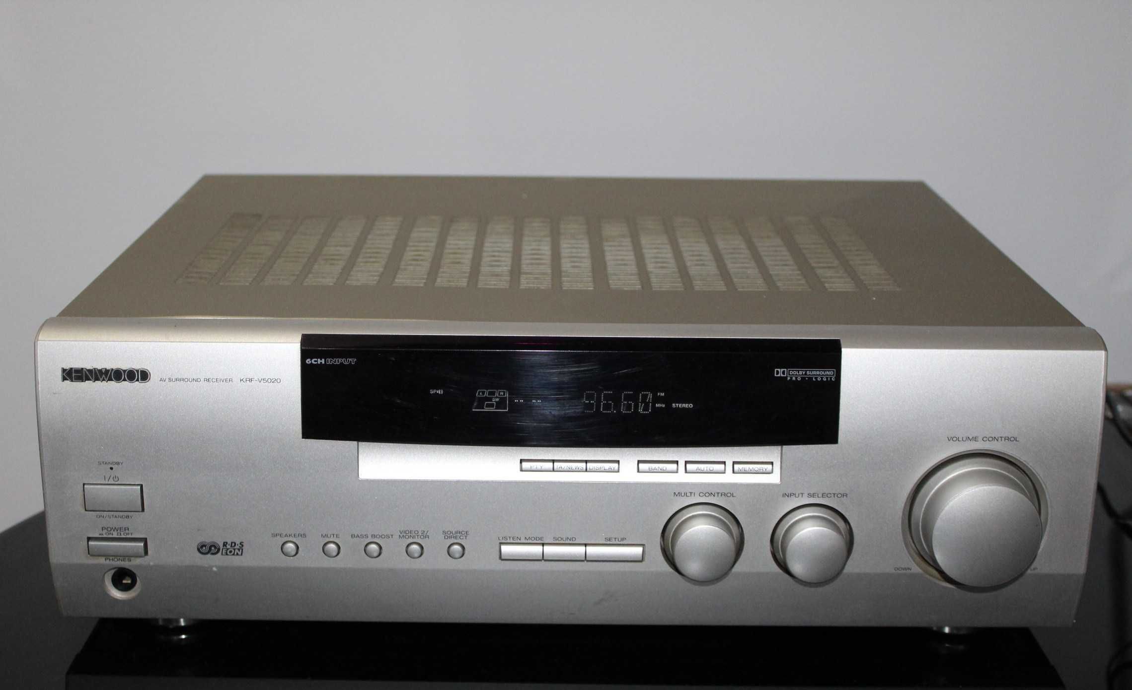 KENWOOD KRF-V5020 Amplituner wzmacniacz kino domowe srebrny Wysyłka