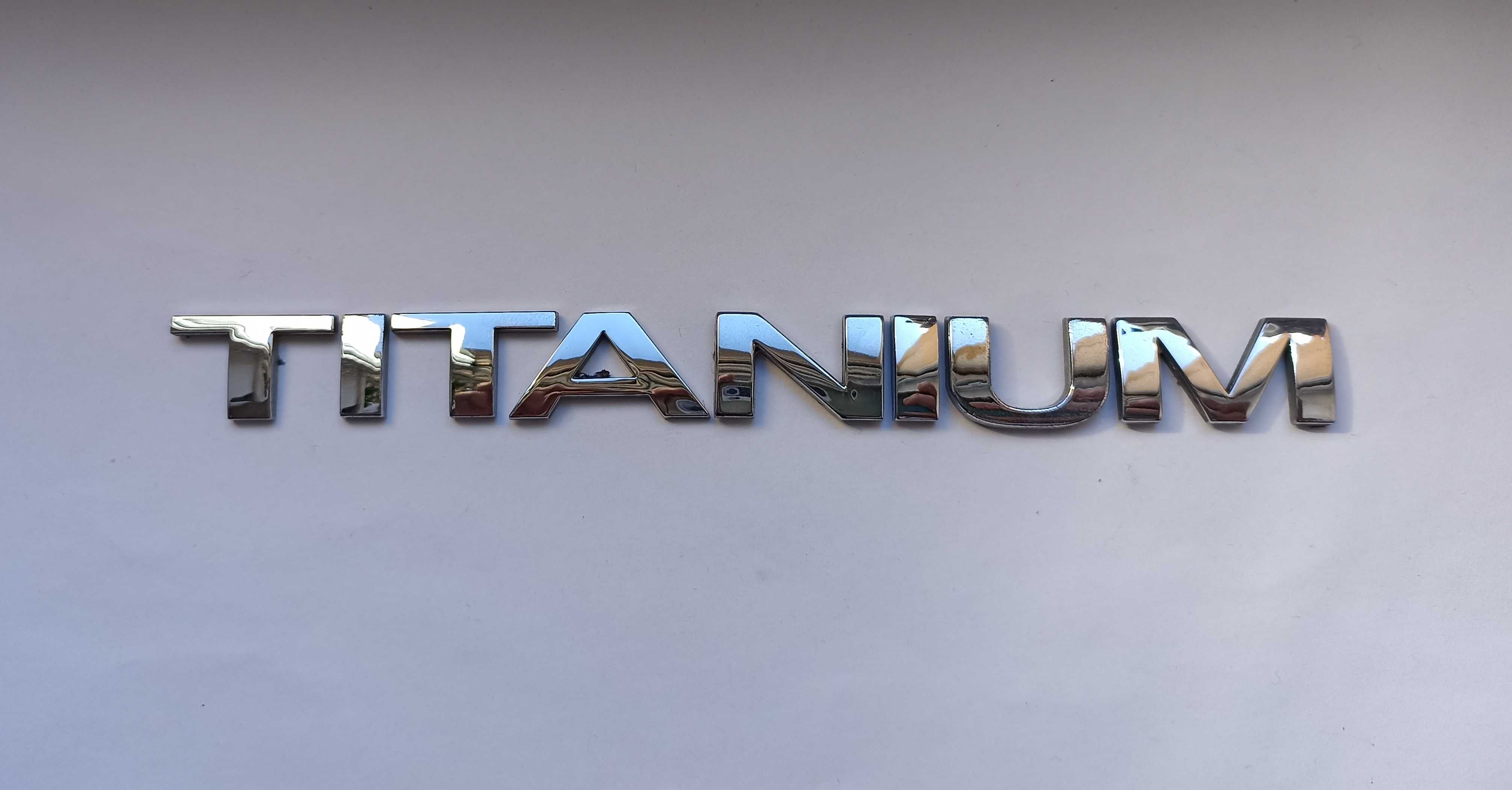 Napis emblemat Ford Titanium 08-14