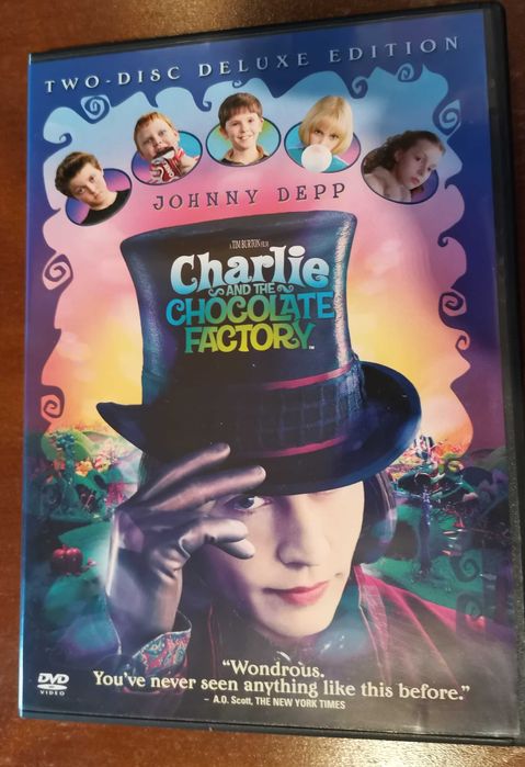 Filme DVD Charlie e a Fábrica de Chocolate 2xDVD