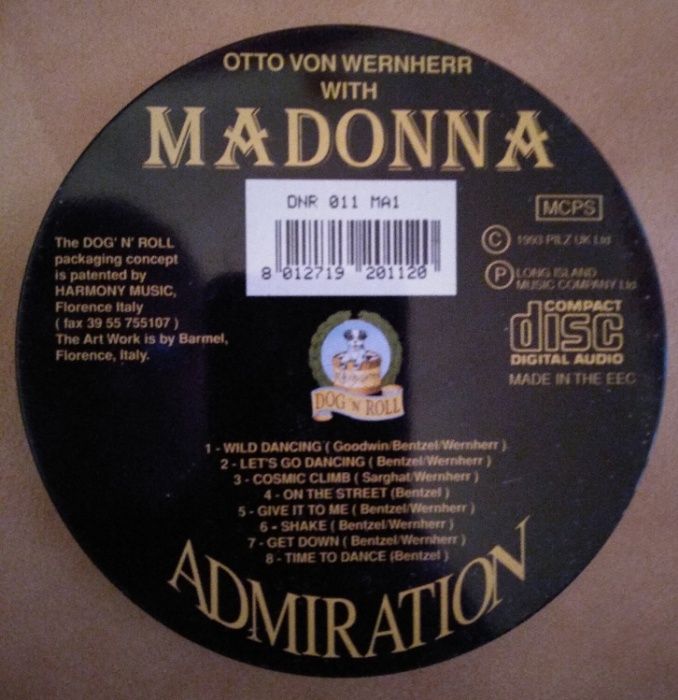CD da Madonna "Admiration"