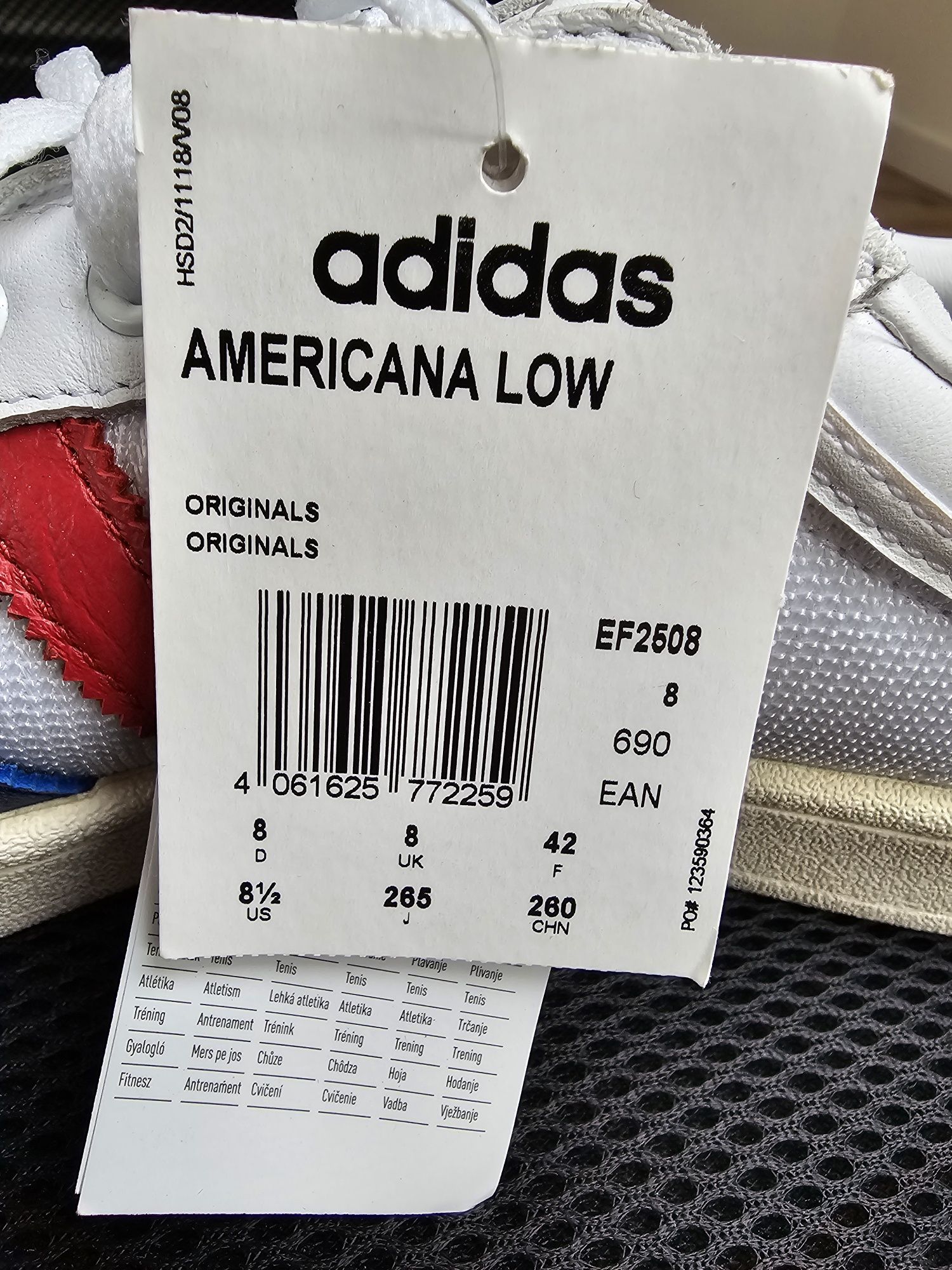 Buty Adidas americana Low eu42 nowe