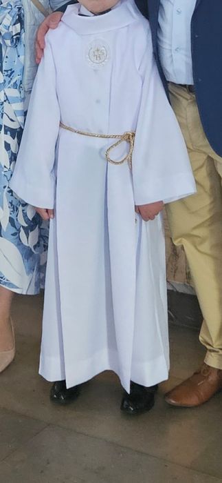 Alba komunijna dla chłopca 128cm