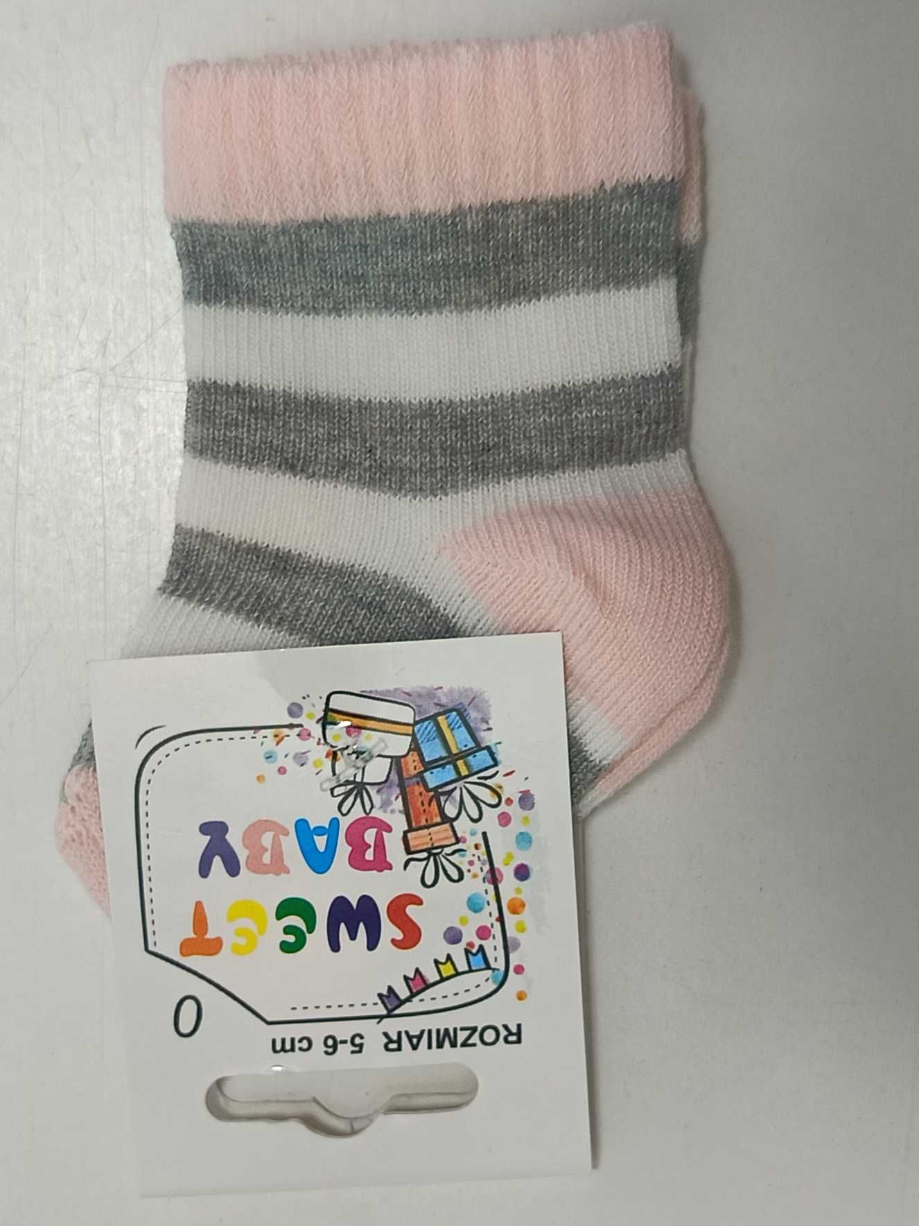 Zestaw Skarpetki bawełniane niemowlęce Sweet Baby  0+   5/6 cm
