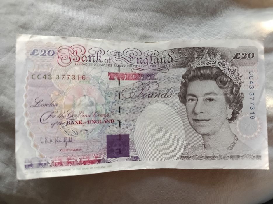 Banknot 20 funtów brytyjskich