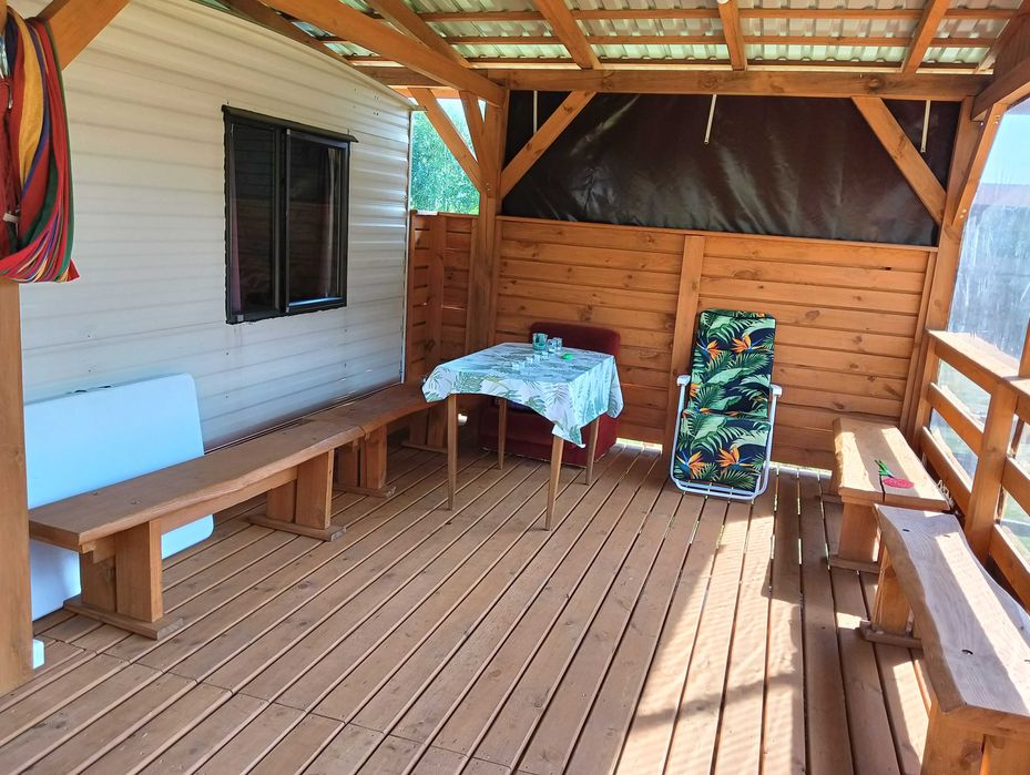 Domek holenderski na Mazurach z własną linią brzegową