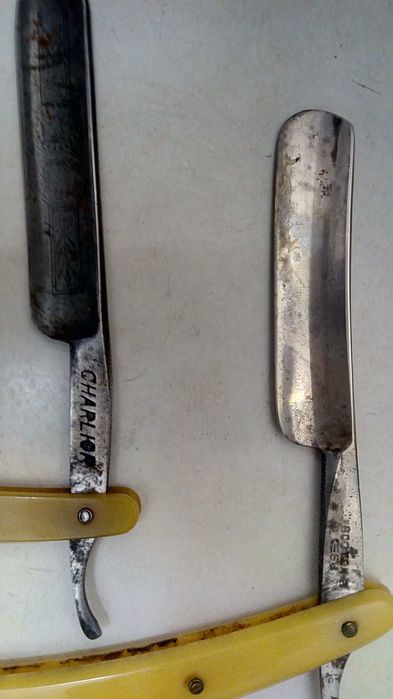 Станок  бритва опасная  антикварная CHARLIOR ("бородка клинышком"-фр.)
