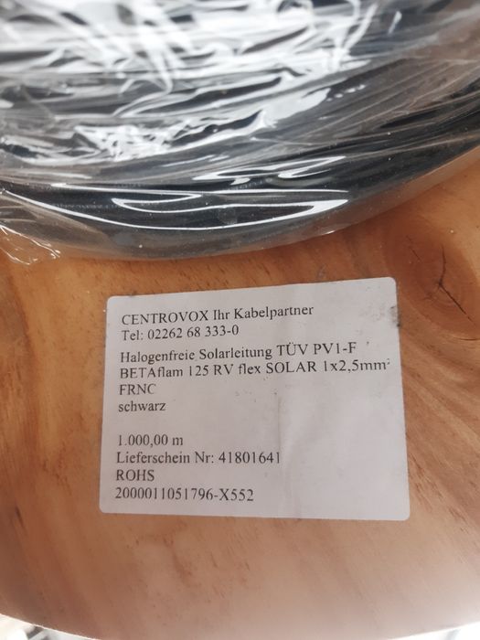 Продам кабель для сонячних панелей.