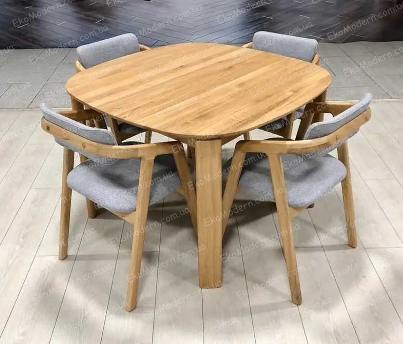 Столи обідні дерев'яні із ЯСЕНЯ для кухні, залів кафе і ресторана