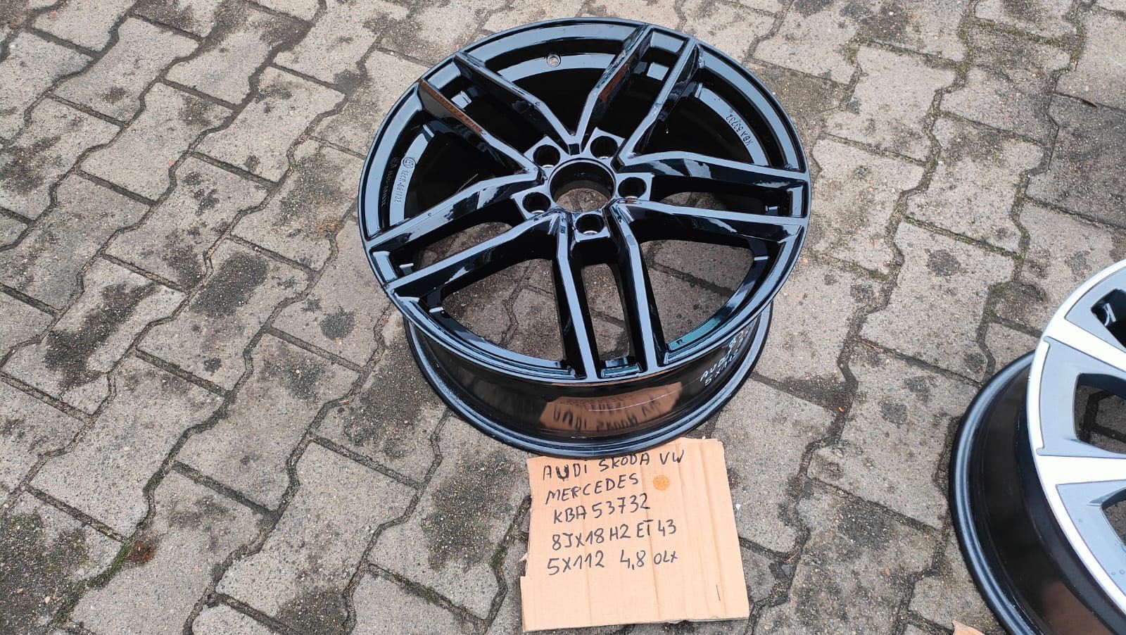 Felga Audi Skoda VW Mercedes 8JX18 H2 ET 43   5X112