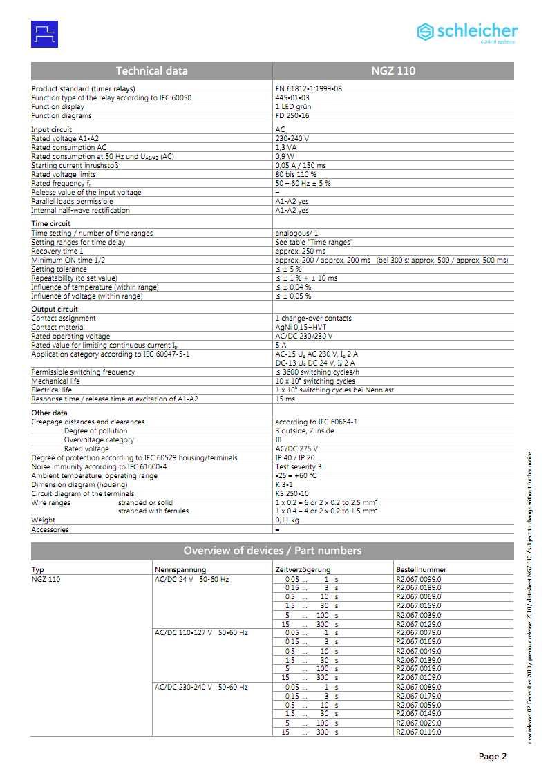 Schleicher Timer NGM 1004 Многофункциональный таймер