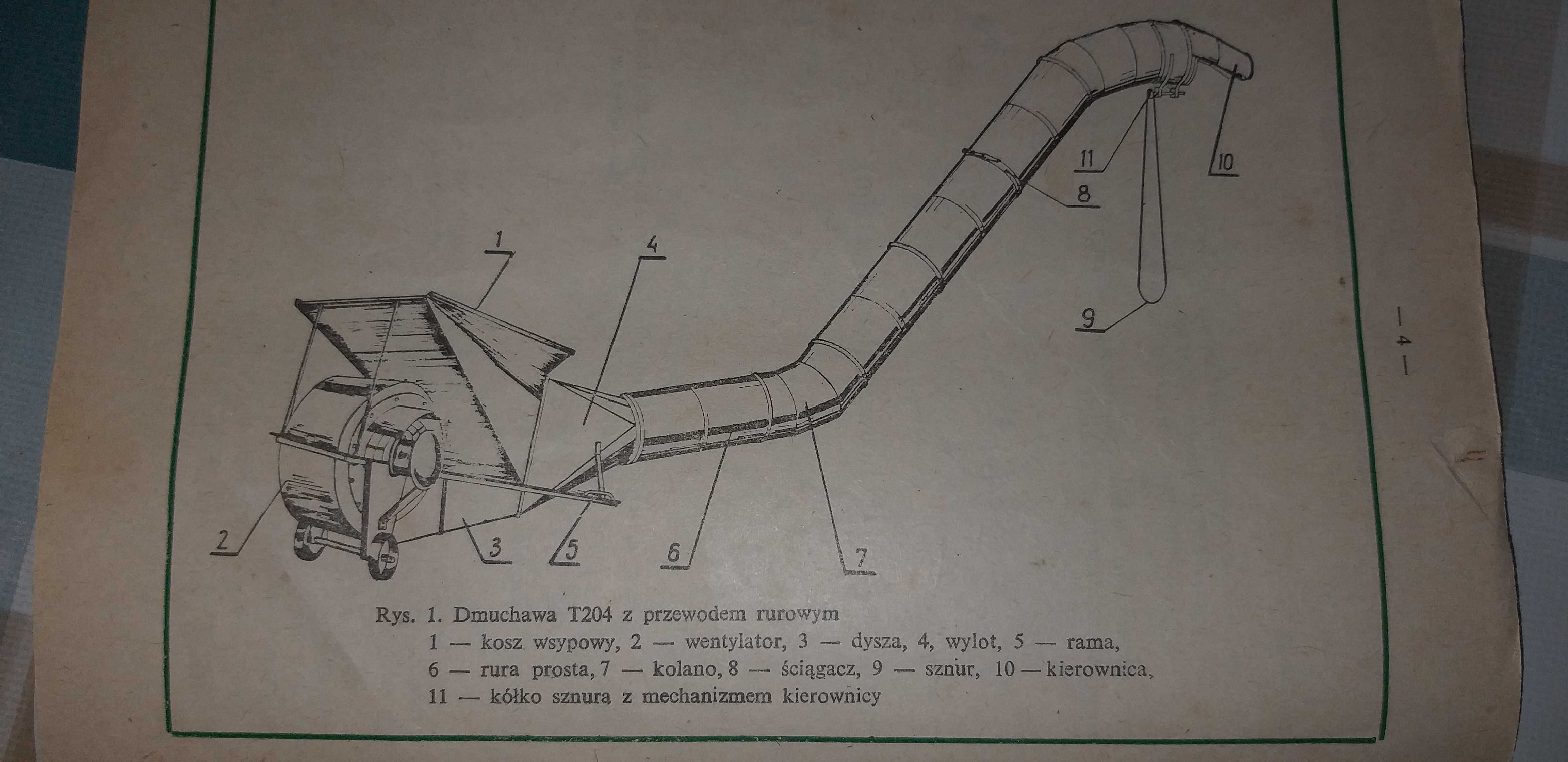 Dmuchawa do słomy siana  T 204