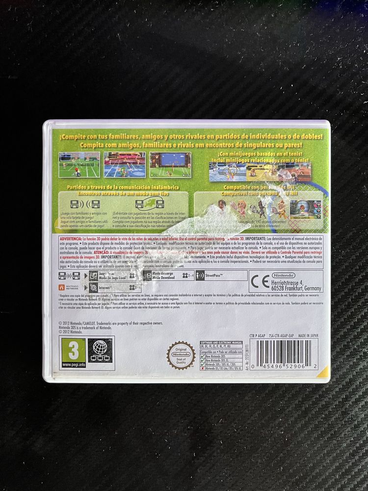 jogo mario tennis 3ds