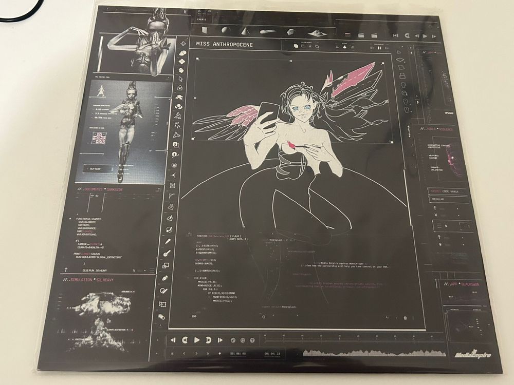 Grimes vinyl Visions e Miss Anthropocene