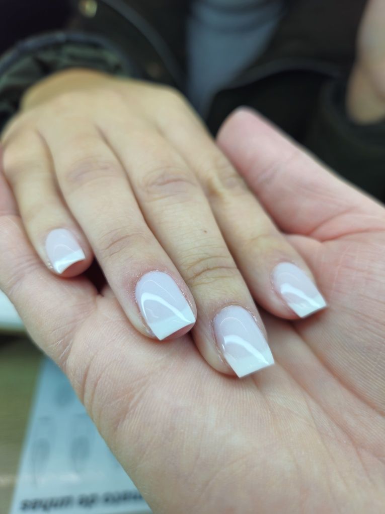 Unhas de gel,  imersão em pó