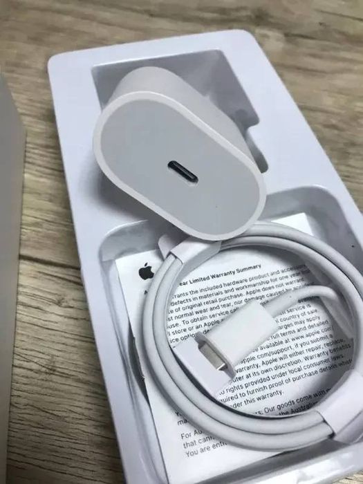 Комплект оригинал 20w быстрая зарядка айфон кабель и блок iphone