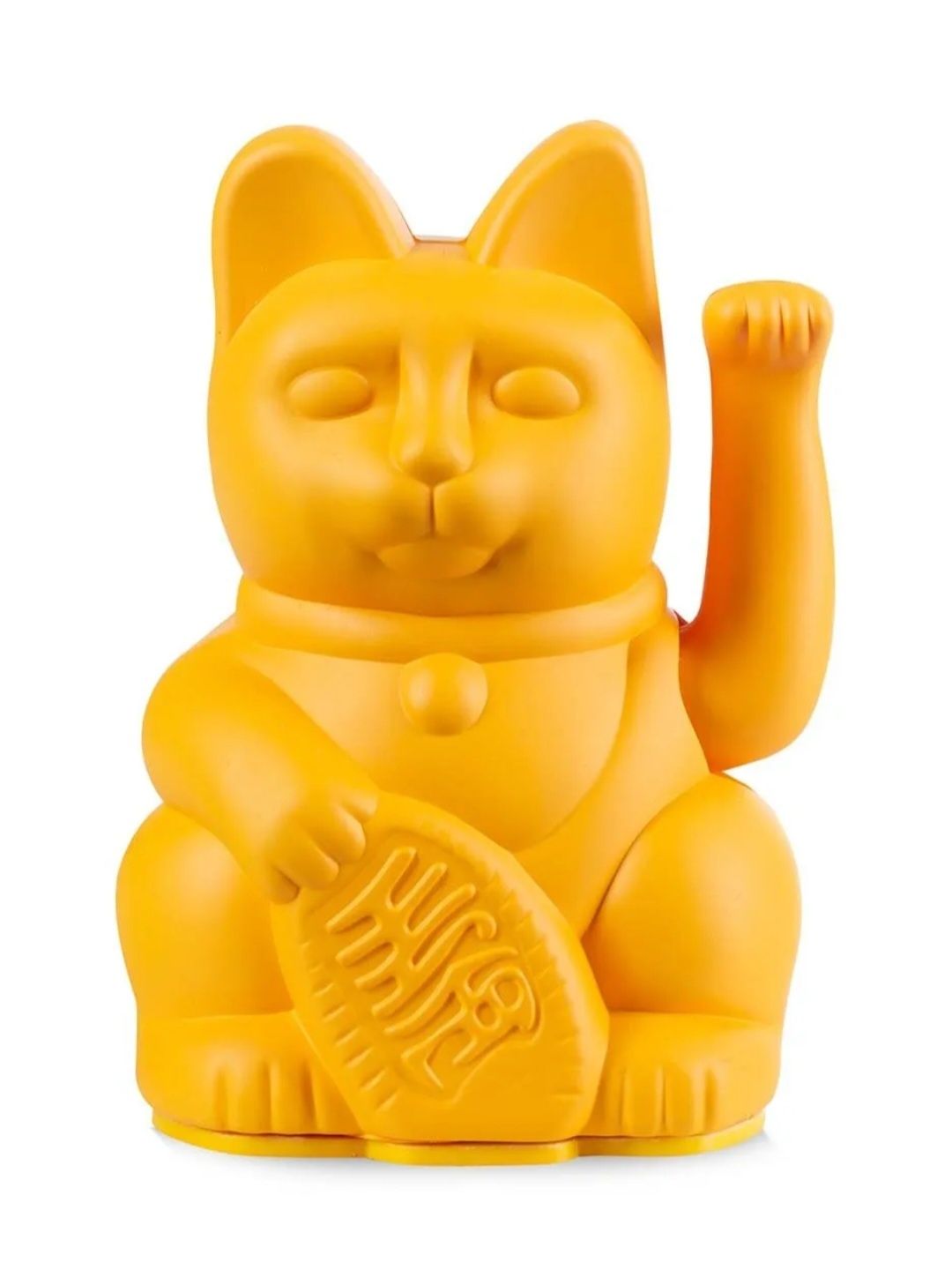 Figurka Lucky cat szczęśliwy kot japoński żółty