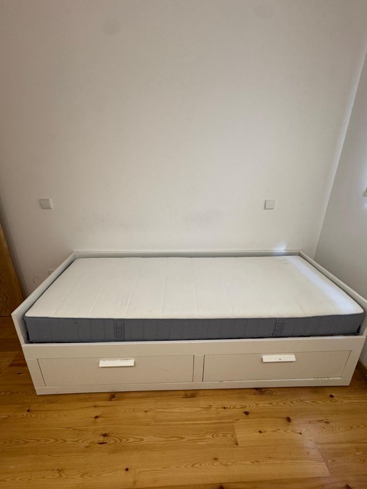 Cama individual e dupla c/2 gav e 2 colchoes incl 80/200 cm