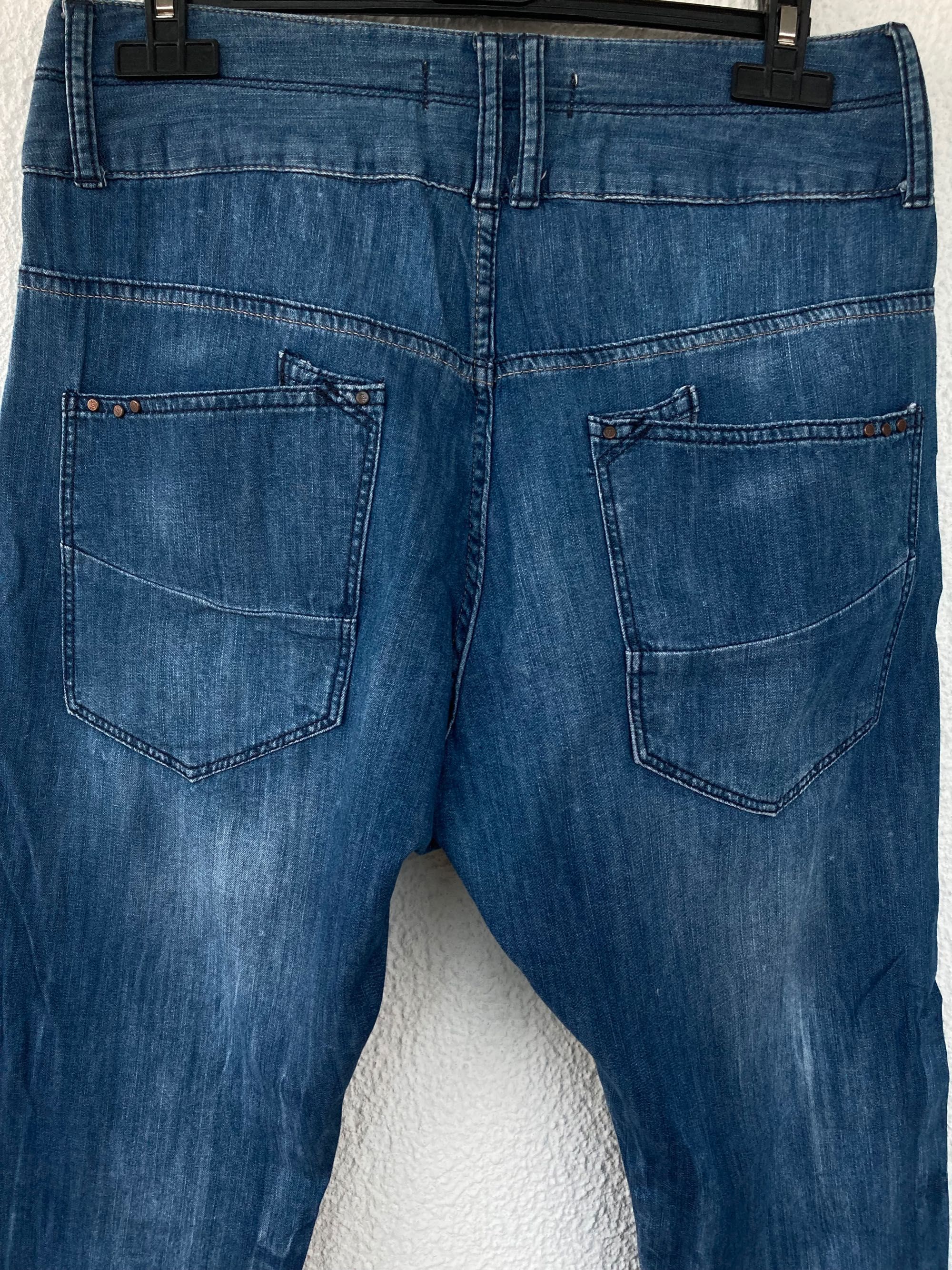 Zara denim boyfriend calças 36