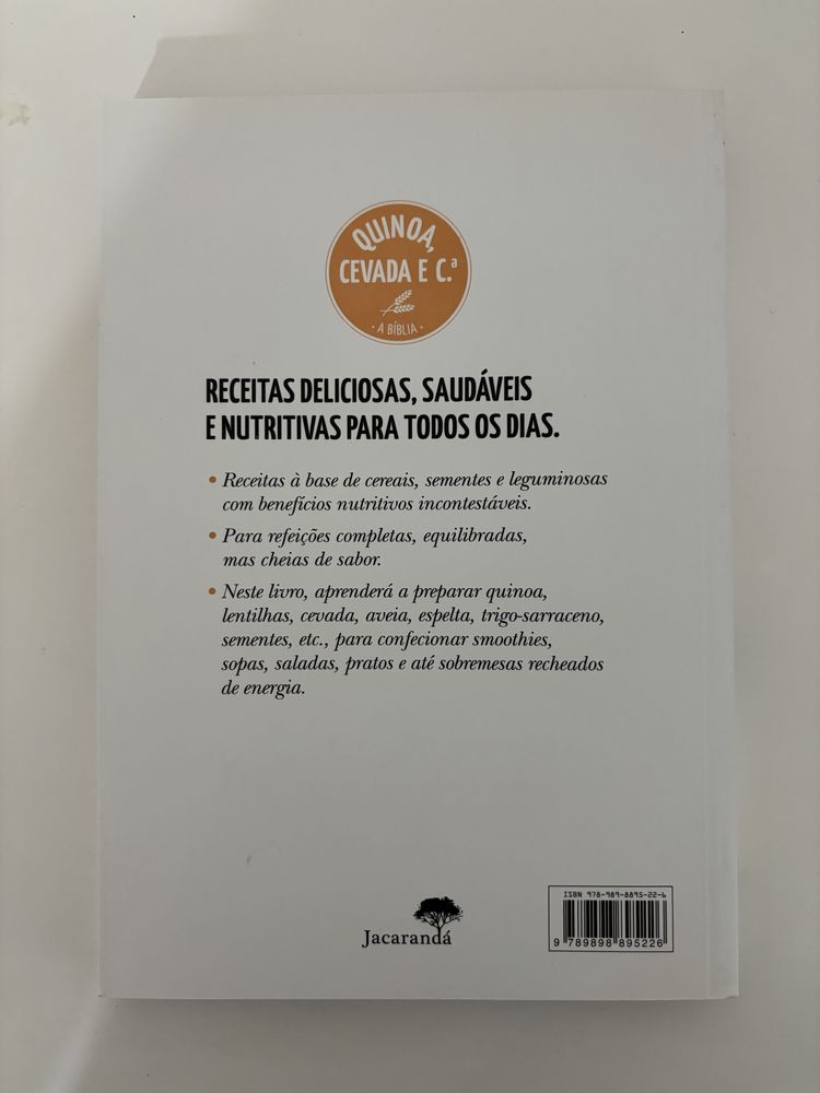 Livro “Quinoa, Cevada. A Bíblia”