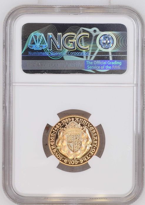 1989 Libra Ouro Proof 500 Anos PF69UC: 2 disponíveis-segunda a €2.550