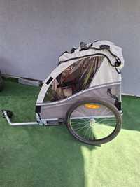 Przyczepka  dla dziecka rowerowa 2 osobowy 40kg