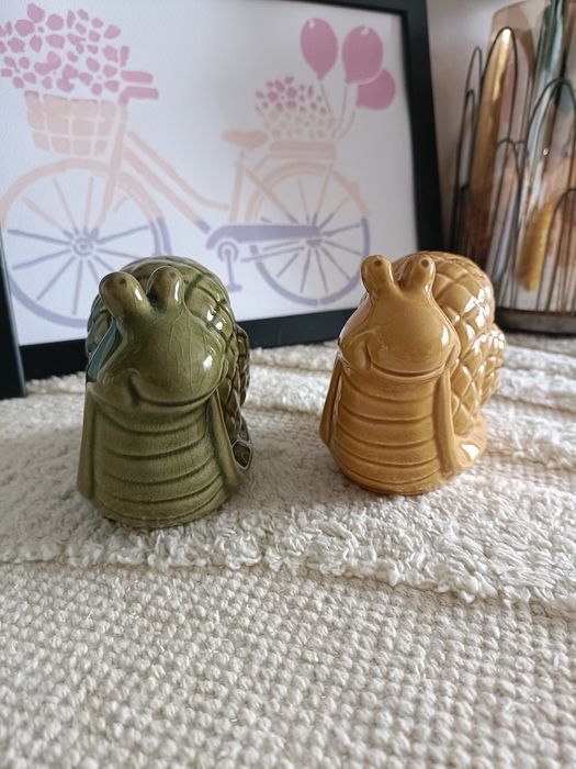 Ślimak ślimaki dekoracje na stół tialetkę na taras do ogrodu na balkon