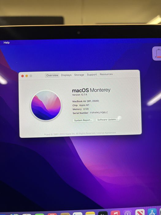 Дуже класний Macbook Air M1 8/256, як новий з гарантією