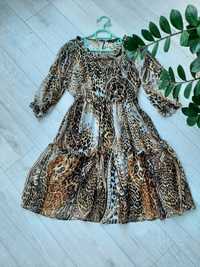 Сукня жіноча в модний леопардовий принт