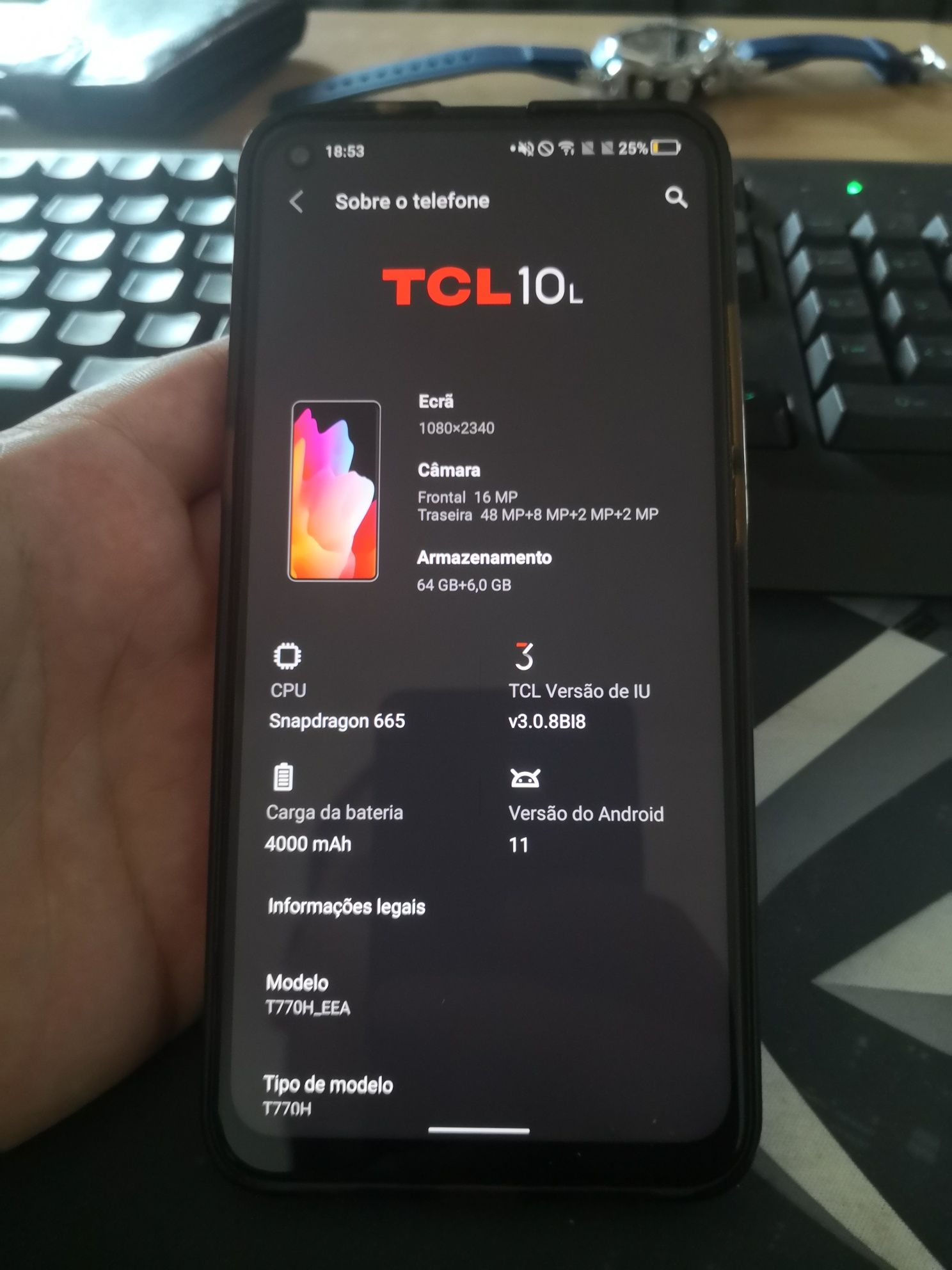 Vendo telemóvel novo
