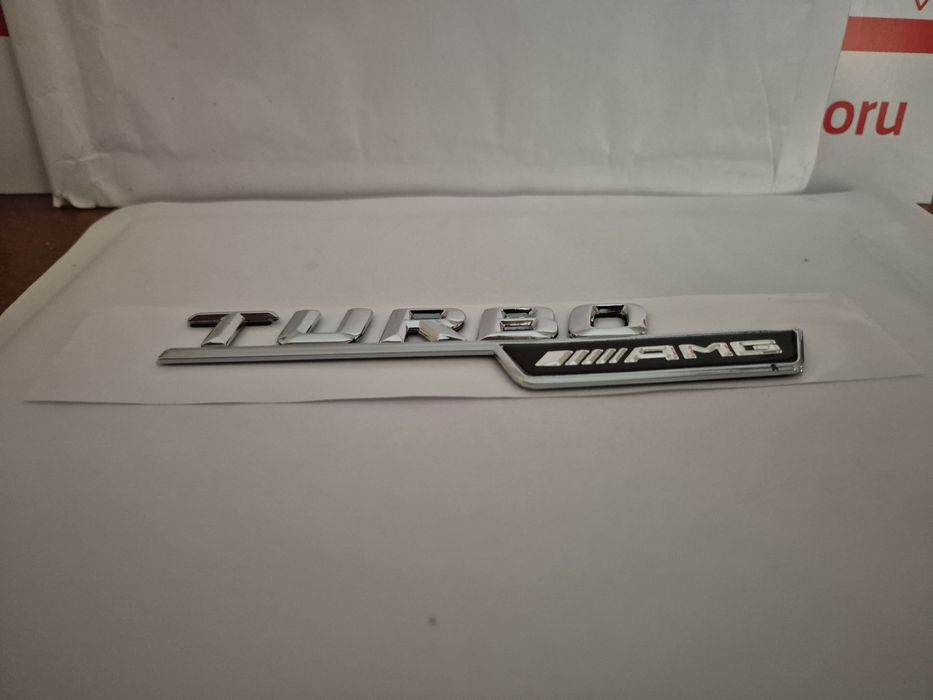 napis turbo 4 Amg do Mercedesa na bok
EMBLEMATY samoprzyle