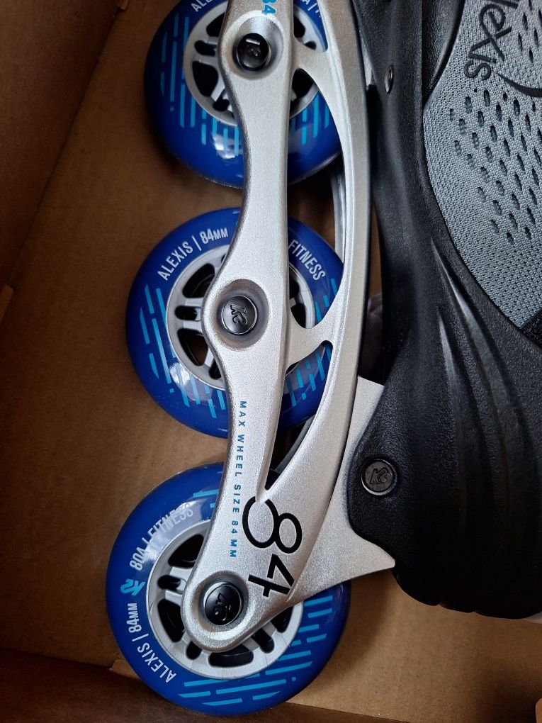 NOWE rolki K2 ALEXIS 84 PRO FITNESS rozmiar 38