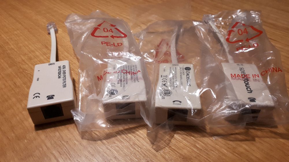 Filtr mikrofiltr telefonu ADSL - 4szt.