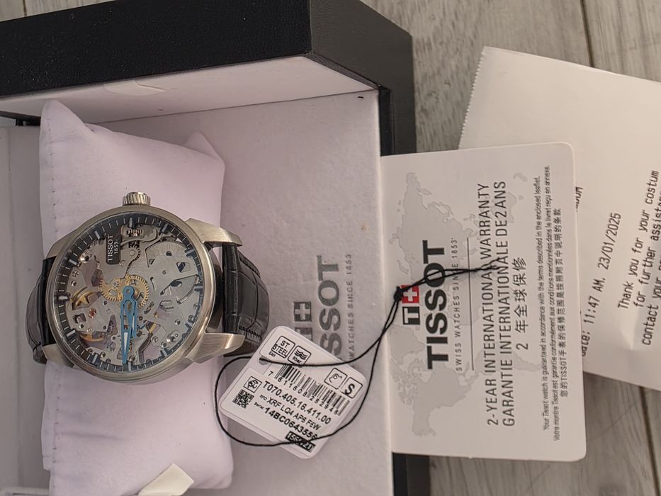 Zegarek męski Tissot T-Complication Squelette