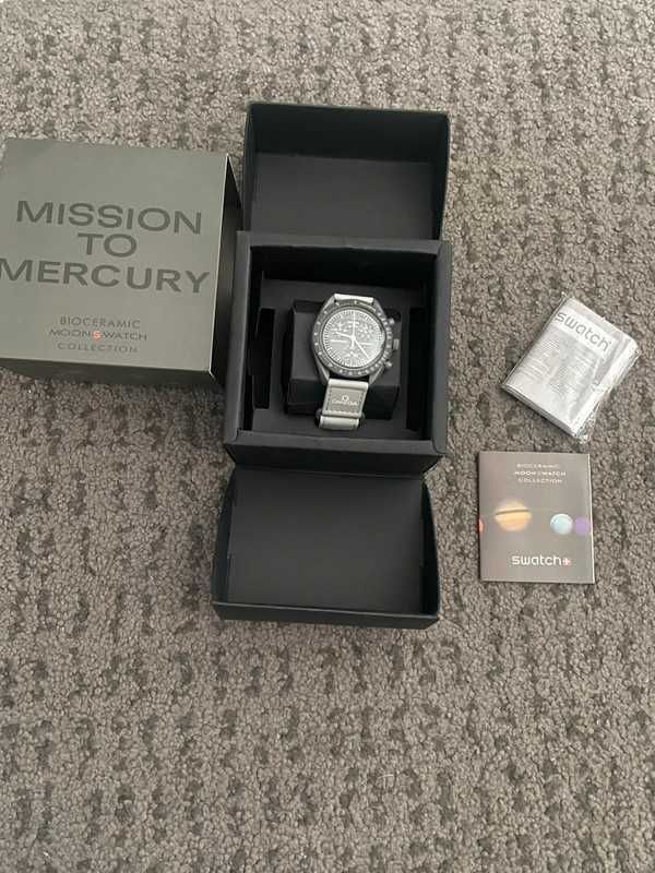MoonSwatch SO33A100 - Omega x Swatch w Wersji Merkury