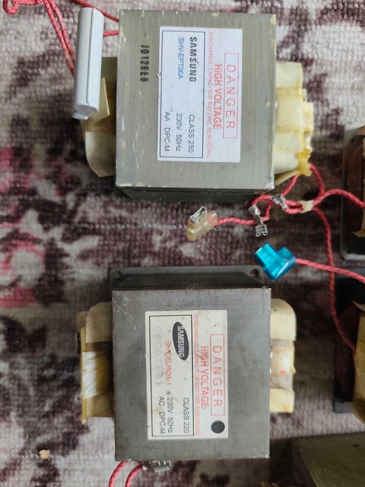 Трансформатори від мікрохвильових пічок