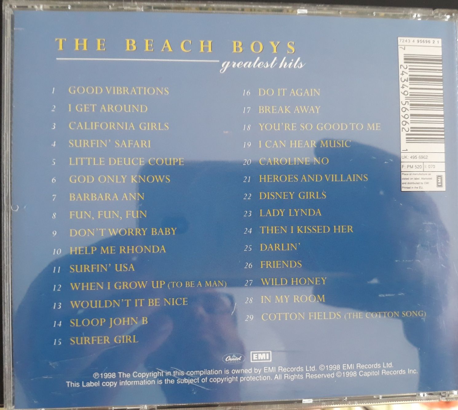 CD The Beach Boys - Greatest Hits