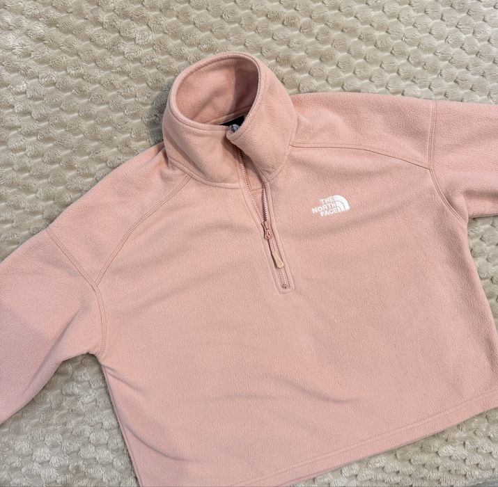 Оригінальна фліска the north face в красивому пудровому кольорі