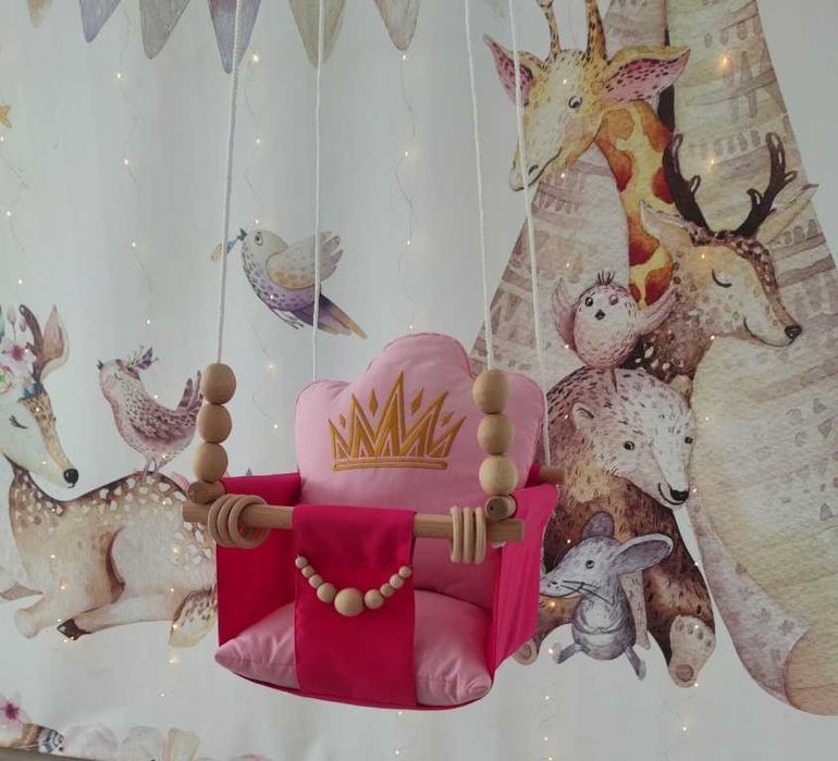 Гойдалки дитячі підвісні, качелі для дитини  (великий вибір)